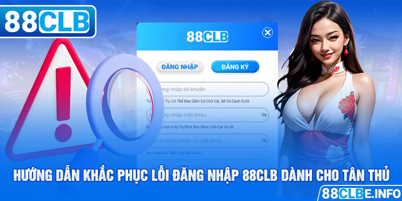 Hướng dẫn khắc phục lỗi đăng nhập 88CLB dành cho tân thủ