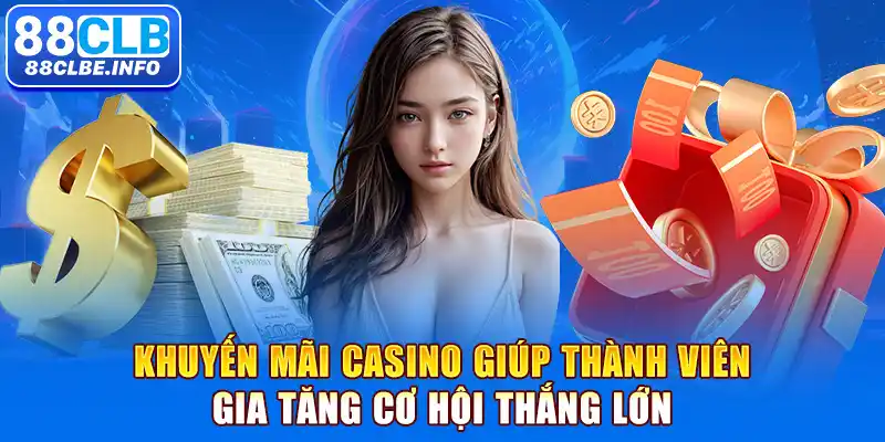 Khuyến Mãi Casino Giúp Thành Viên Gia Tăng Cơ Hội Thắng Lớn